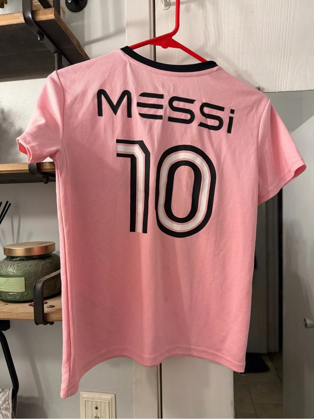 Messi Kids' Pink Graphic Soccer Jersey Tee